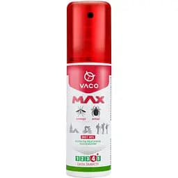 Спрей від комах Vaco Max від комарів, кліщів і мошок Deet 30% з пантенолом 80 мл (5901821952590)