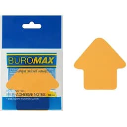 Блок паперу для нотаток Buromax Neon Стрілка з клейким шаром 50 аркушів в асортименті (BM.2366-99) - мініатюра 2