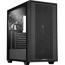 Корпус Chieftec Night Hunter GS-03B-BLK-OP черный, без БП, Mid Tower, E-ATX/ATX/Micro ATX/Mini ITX, 2xUSB 3.1, 1xUSB Type-C,
