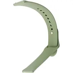 Ремінець Xiaomi Watch Active/Galaxy S4 42 mm/Gear S2/Xiaomi Spinach Silicone 20 mm Зелений