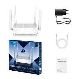 WiFi 6 Mesh-маршрутизатор 2.5G Cudy WR3000H дводіапазонний AX3000 (73-00544) - мініатюра 3