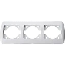 Рамка Brille тройная белая MB-3F wh