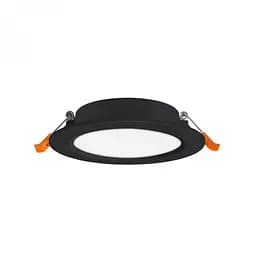 Вбудований світильник Videx LED Back круглий 6W 5000K Black (VL-DLBR-065B) - мініатюра 2