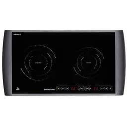 Настільна плита Ardesto ICS-B217, чорний, 2900W (1600W+1300W), індукційна, сенсорне керування, 2 конфорки, загартоване скло,