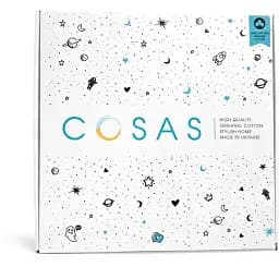 Комплект постільної білизни дитячий Cosas Grey Crown 110 х 140 см (CrownG_zig_140) - мініатюра 6