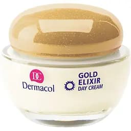 Крем денний омолоджуючий Dermacol Gold Elixir Rejuvenating Caviar Day Cream SPF 10, 50 мл