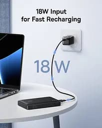 Зовнішній акумулятор Baseus EnerFill FP21 Power Bank 10000mAh 22.5W Cosmic Black (Includes Simple Type-C to Type-C Cable 20V/3A 30cm Black) (P1008210D123-00) - мініатюра 8