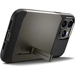 Оригінальний протиударний чохол Spigen Slim Armor (MagFit) MagSafe для iPhone 14 Pro Max (6.7") Gunmetal (ACS04646) - мініатюра 3