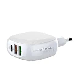 Зарядний пристрій швидкий 3 порти UCB-C LDNIO A3510Q 28.5 w - мініатюра 2