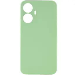 Чохол Silicone Cover Lakshmi Full Camera (AAA) для Realme C55 М'ятний / Mint