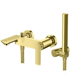Змішувач для ванни Kohlman Experience gold настінний KPL-QW110EGD Золотий
