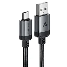Дата кабель Acefast C20-04 USB to Type-C 3A (1.2m) Black
