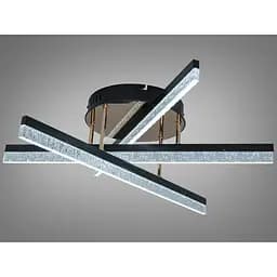 Люстра стельова LED Diasha чорна 48 Вт до 8 м²