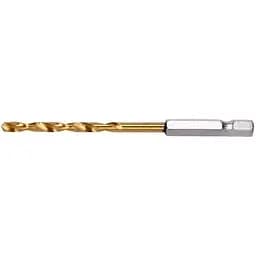 Свердло по металу титанове Yato HSS-ТІN Ø=4.2 мм l=92 мм 6-гранним HEX-1/4" (YT-44758)