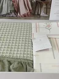 Постільна білизна з вафельним покривалом Pupilla Monica Yesil Pupilla pbe0051428 - мініатюра 2