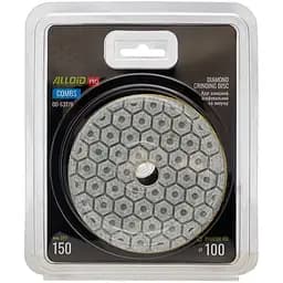 Круг алмазний Alloid Building Tools Combs шліфувальний на липучці 100 мм зерно 150 (DD-63379) - мініатюра 4