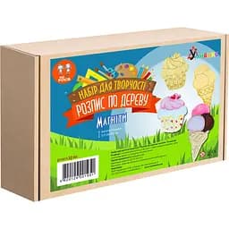 Набір для творчості Умняшка розпис по дереву, магніти-солодкості (РД-008)