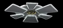 Люстра стельова LED Splendid Ray L2638/560/6+1, 7 ламп, 220В, білий акрил, сучасний стиль - мініатюра 3
