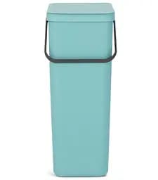 Ведро для мусора Brabantia Sort&Go, 40 л, мятный (251085)
