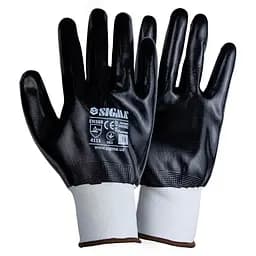 Рукавички трикотажні Sigma з повним нітриловим покриттям 9443561