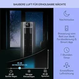 Охолоджувач-вентилятор Klarstein Skyscraper Frost (10035820) - мініатюра 2
