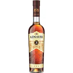 Бренди Украины Aznauri 3 звезды, 40%, 0,35 л (878245)