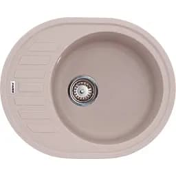 Мийка кухонна Zerix ZS-6250R-06 Бежева (ZX4549)