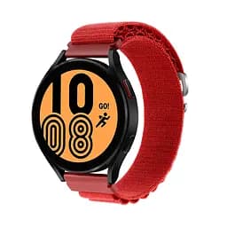 Ремінець для Xiaomi Amazfit GTS 2 2e 3 4 mini - червоний Watchbands NormalCloth Wave ширина кріплення 20мм нейлоновий (W25-9WB67878447) - мініатюра 2