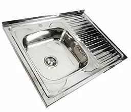 Кухонна мийка Valeso 8060 L ПОЛІРОВКА (SP000044097) - мініатюра 5