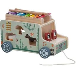 Деревянный грузовик FreeON с ксилофоном