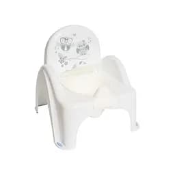 Горшок-стульчик Теga Сова, с музыкой, белый (PO-064-103)
