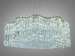 Підвісна кришталева люстра LED Diasha 576/800G, 125 Вт, 6875 лм, - мініатюра 4