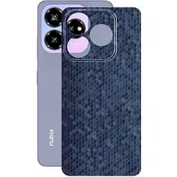 Захисна плівка StatusSKIN для ZTE Nubia V60 Design Корпус Вініл Соти сині