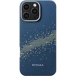 Чехол Pitaka Tactile Woven Case StarPeak MagEZ для Apple iPhone 16 Pro Max Milky Way Galaxy [KI1602PMYG] [122066]