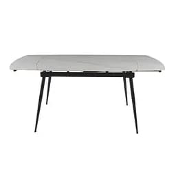 Стіл Vela 110-170x75 white marble matt - мініатюра 2