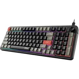Клавіатура мембранна FORGE GK110 UA 98key, USB-A, EN/UKR/RU, LED, чорний MSI teh0013900 - мініатюра 9