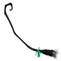 Декор Хелловін "Мітла відьми", зелений, IDEA12-HOL8