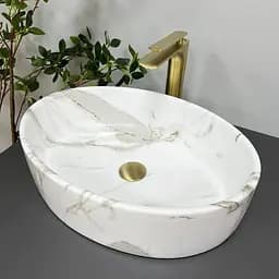 Умивальник VBI Cefalu aiax накладний VBI-015401, Мармур