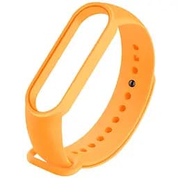 Силиконовый ремешок Xiaomi Mi Band 3/4 Оранжевый / Bright Orange