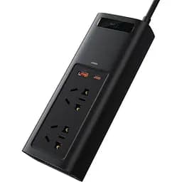 Автомобільний інвертор Baseus In Car Inverter 150W 220V CN/EU black (CRNBQ-A01) - мініатюра 2