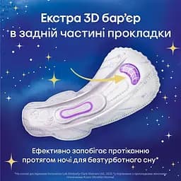 Набір нічних гігієнічних прокладок Kotex Night Extra Protect 10 шт (2 уп. x 5 шт) - мініатюра 7