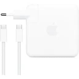 Зарядний пристрій DK 96W USB-C Power Adapter + кабель 2 м Woven для Apple MacBook white - мініатюра 4