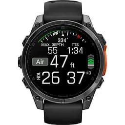 Смарт-годинник Garmin Fenix 8 AMOLED 47mm Slate Gray with Black Silicone Band (010-02904-00) [115044] - мініатюра 10