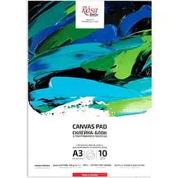 Склейка-блок из грунтованного полотна Rosa Studio А3 320 г/м² др. зерно 10 листов 