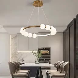 Люстра Nordic Pearl з плафонами-перлинками на 3 режими | Line F | Арт. SG33 - мініатюра 12