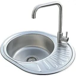 Комплект мийка + змішувач Romzha Taleyta Satin (В)