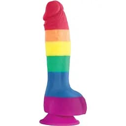Фаллоимитатор Colours Pride Edition 6 Inch 21 см радужный