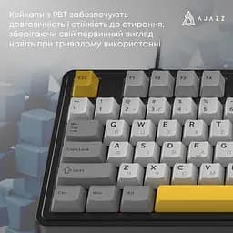 Клавіатура Ajazz AK980 MAX Magnetic Switch Black/Grey/Yellow (AK980-MAX-M-BGY) [156882] - мініатюра 11