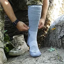 Шкарпетки DexShell Terrain Walking водонепроникні XL сірі - мініатюра 9