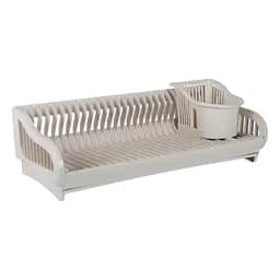 Сушилка для посуды Алеана 53 х 23 х 19 см белая роза (алн 167091/белая роза)